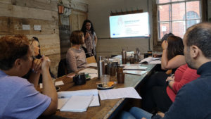 The ‘Women in Power’ projects is presented at a networking breakfast in Sheffield